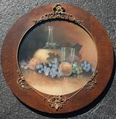 SHIRLAW Walter 1838-1909,Still life of grapes and peaches,Burchard US 2009-02-22