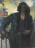SHIROKOV B Evgeni 1931,WORKER ON A CIGARETTE BREAK,Sotheby's GB 2015-06-02