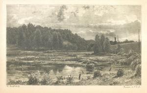 SHISHKIN Ivan Ivanovitch 1831-1898,A swamp by the Warsaw Railway,Uppsala Auction SE 2011-06-14