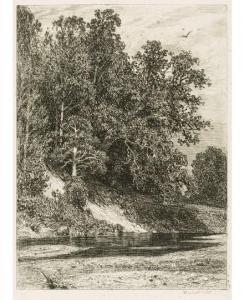 SHISHKIN Ivan Ivanovitch 1831-1898,At the Riverbank,Shapiro Auctions US 2017-10-18