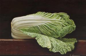 SHISHKIN Valeri 1961,Still life of a cabbage,2018,Sworders GB 2021-09-14