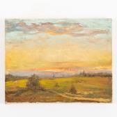 SHISHKO Sergei 1911-1997,Paesaggio al tramonto,1967,Wannenes Art Auctions IT 2023-07-18