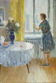 SHISHKO Sergei 1911-1997,Waiting by the Window,1959,Shapiro Auctions US 2023-10-21