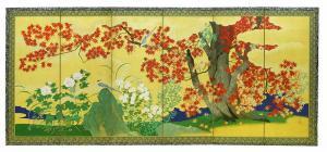 shisui Matsumoto,Red maple tree,New Art Est-Ouest Auctions JP 2008-07-26