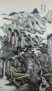 SHIYU Liang 1945,mountainous landscape,888auctions CA 2021-05-13