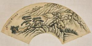 SHIYUAN ZHANG 1898-1959,Rolling hillside landscape,Chait US 2015-08-02