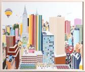 SHIZUME Mori 1928-2014,New York Skyline 3-4,1979,Ro Gallery US 2022-05-26