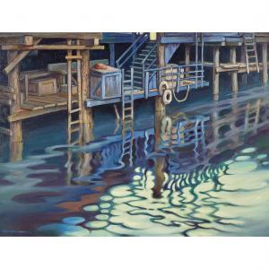 SHKURKIN Vladimir Pavlovich 1900-1990,Cannery Row, Monterey,Clars Auction Gallery US 2023-07-14