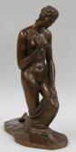 SHOHET HARMON 1896-1978,Kneeling nude woman, draped fabric across knee,CRN Auctions US 2016-03-12