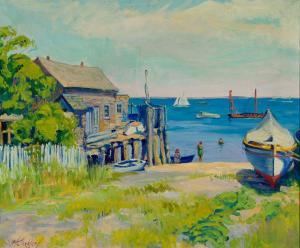 SHOKLER Harry 1896-1978,Provincetown Waterfront,1926,Barridoff Auctions US 2024-04-13