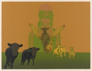 SHOMALY Alberr 1950,Flying Cow,1971,Leonard Joel AU 2022-11-16
