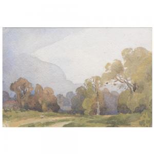 Shoosmith Fanny Violet 1887-1924,Landscape with a church,Gilding's GB 2018-09-04