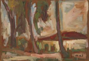 SHOR Zvi 1898-1979,Landscape,Tiroche IL 2019-07-06