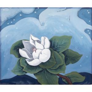 SHORE Henrietta 1880-1963,Untitled (Magnolia in Moonlight),Clars Auction Gallery US 2023-11-16
