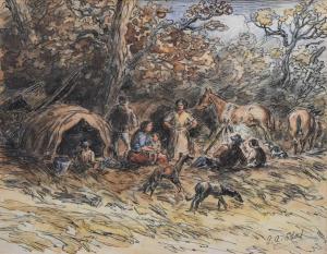 SHORT George Anderson 1856-1945,Evening Meal near Appleby,Peter Wilson GB 2023-04-06