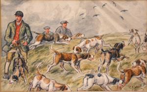 SHORT George Anderson 1856-1945,Hill Top - Colne Valley Harriers,Gilding's GB 2022-07-19