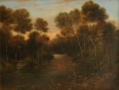 SHORT William Wackenbath 1833-1917,River Landscape,1895,Leonard Joel AU 2010-04-18