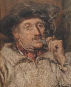SHORTHOUSE Arthur Charles 1870-1953,FISHERMAN WITH A PIPE,1902,Dreweatts GB 2022-12-02