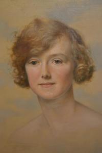 SHORTHOUSE Arthur Charles 1870-1953,Head and shoulder portrait of a ,1928,Lawrences of Bletchingley 2020-03-17
