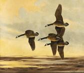 SHORTT Angus Henry 1908-2006,Geese,1940,Copley US 2018-07-19