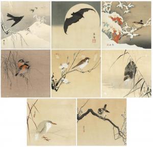 SHOUN Yamamoto 1870-1965,Eight bird and flower prints,Christie's GB 2019-07-04