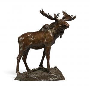 SHRADY Henry Merwin 1871-1922,Bull Moose,1900,Sotheby's GB 2023-04-20