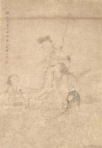 SHU Qian Zhong,A lady and her servants,Bruun Rasmussen DK 2018-01-18