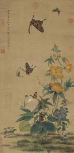 SHU WEN 1595-1634,Flowers and Butterflies,1632,Christie's GB 2019-03-19