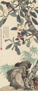 SHU ZHANG 1909-1991,Loquat, Bamboo and Bird,1938,Christie's GB 2006-11-27