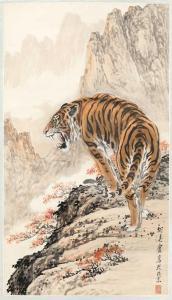 SHUANGAN Hu 1916-1988,Roaring tiger,Galerie Koller CH 2020-12-03