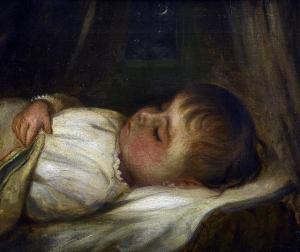 SHUCKARD Frederick P,British George, aged 2 1/2, Asleep,1872,Rowley Fine Art Auctioneers 2017-05-30