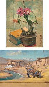 SHUHONG CHANG 1904-1994,i. Still life ii. Landscape,1961,Sotheby's GB 2023-10-05