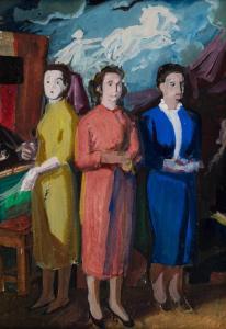 SHUKHAYEV VASILY 1887-1973,Georgian Artists,1961,Shapiro Auctions US 2016-05-21