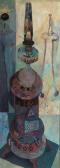 Shulman Morris 1912-1978,Monhegan Light and Heat,1964,Barridoff Auctions US 2018-10-27