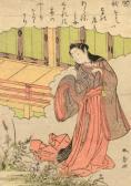 SHUNSHO Katsukawa 1726-1792,Chuban tate-e de la série "Furyu nishiki-e Ise,Boscher-Studer-Fromentin 2016-12-12