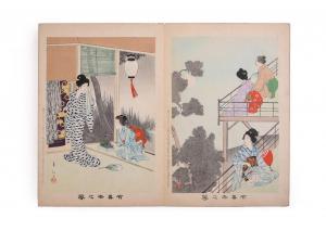 SHUNTEI Miyagawa 1873-1914,An Album of Twenty-Four oban Woodblock Prints from,Dreweatts 2021-11-11