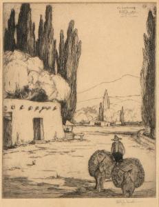 SHUSTER Will 1893-1969,El Lenador,1927,Santa Fe Art Auction US 2023-03-16