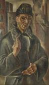 SIABKIN PETER 1899-1948,Man on a Grey Street,1926,Shapiro Auctions US 2012-04-28