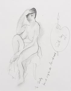SIBLEY Andrew 1933-2015,Nude Study,Shapiro AU 2020-07-10