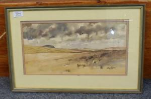 SIBSON John 1942,Moorland scene,Tennant's GB 2019-06-14