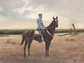 SICHELKOW Valdemar 1848,Dänischer Husar zu Pferd,Hargesheimer Kunstauktionen DE 2012-09-14