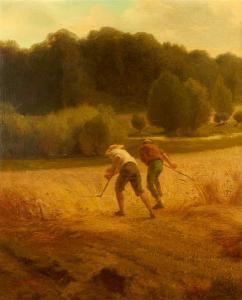 SICKERT Oswald Adalbert 1828-1885,Harvest time,1855,Bonhams GB 2010-06-26