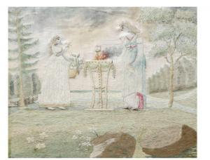 SIDENBRODERI,Faite par Charlotte Bedoire,1799,Uppsala Auction SE 2012-01-30