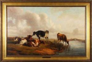 SIDNEY COOPER T,Kühe am Flussufer,1877,Arnold DE 2012-09-01