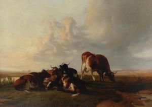 Sidney COOPER Thomas 1803-1902,Cattle at pasture,1873,Bonhams GB 2024-03-13