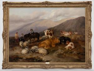 Sidney COOPER Thomas 1803-1902,In the Highlands,1841,Dallas Auction US 2018-05-16