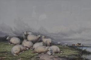 Sidney COOPER Thomas 1803-1902,Sheep and Cattle resting,Gilding's GB 2016-04-12