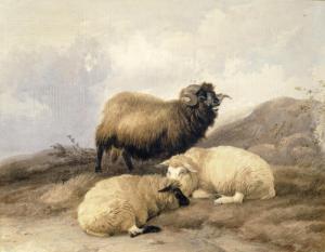 Sidney COOPER Thomas 1803-1902,Sheep in a Landscape,1846,Bonhams GB 2015-09-22