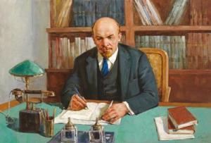 SIDOROV A. Alexei 1924,Lenin in seinem Büro,1969,Palais Dorotheum AT 2010-01-26