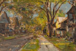 SIEBERT Edward Selmar 1856-1944,Alexander Street, Rochester, NY,Cottone US 2021-11-05